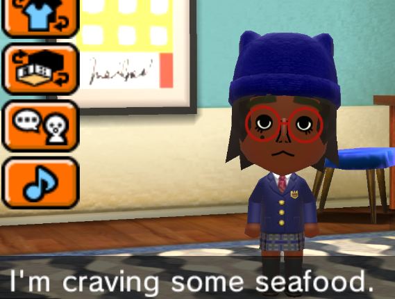 Lottie saying she craves seafood